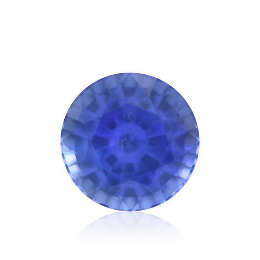 1,22 Karat blauer runder Saphir aus Sri Lanka