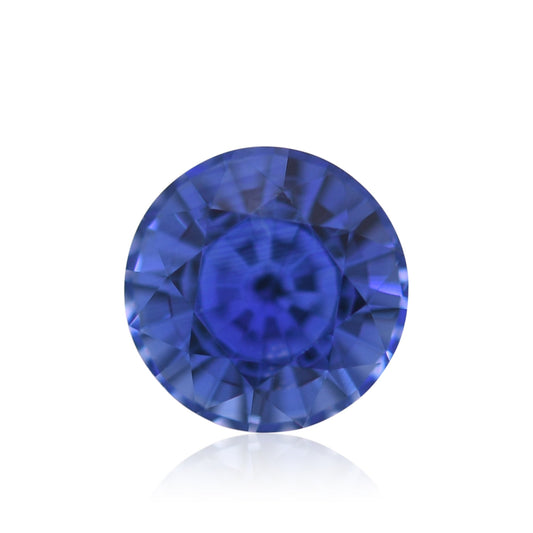 1,25 Karat blauer runder Saphir aus Sri Lanka