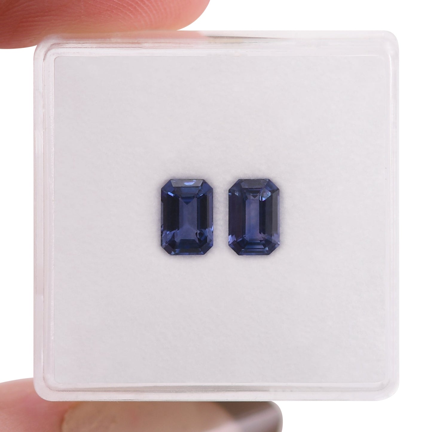 1,26 Karat blauer Smaragd-Saphir aus Sri Lanka
