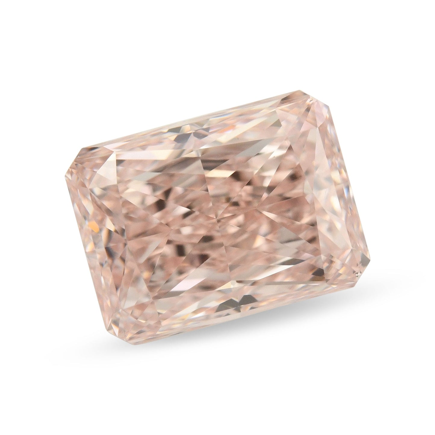 1,28 Karat Fancy Orange Pink Radiant Diamant VS2 GIA