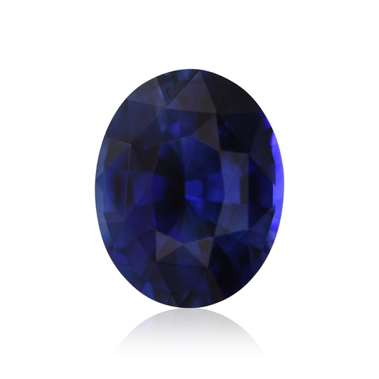 1,28 Karat blauer ovaler Saphir aus Sri Lanka