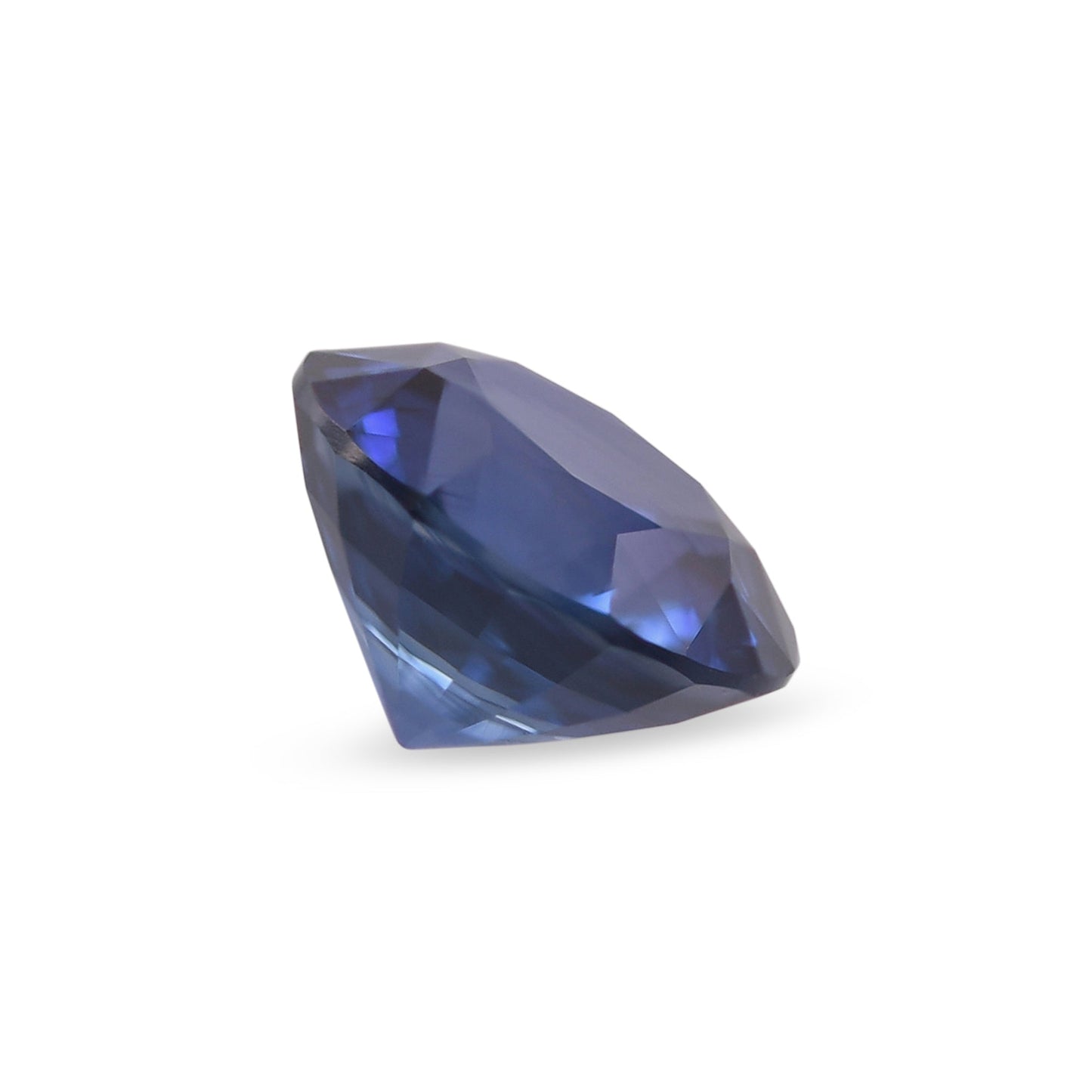 1,29 Karat blauer runder Saphir aus Sri Lanka