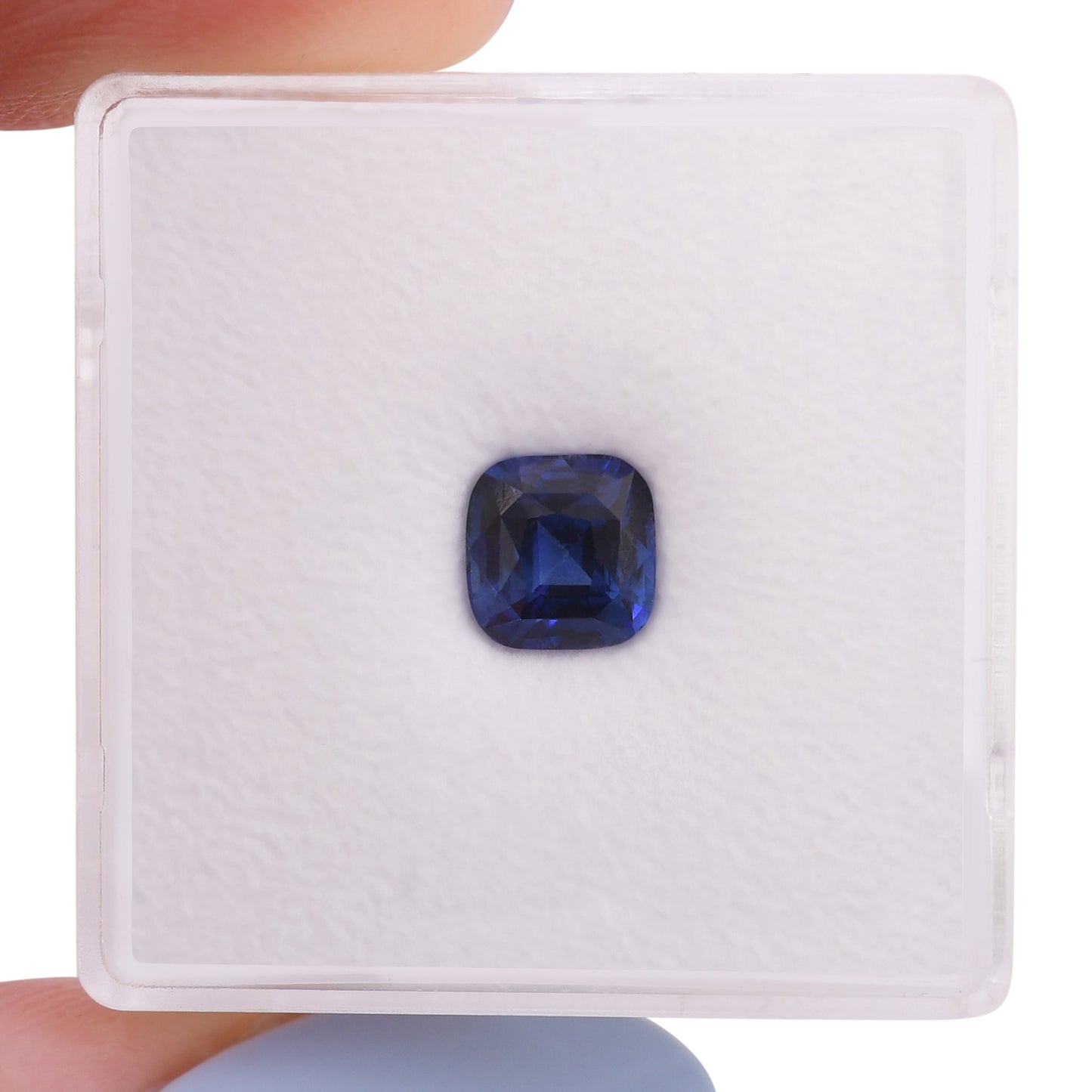1,30 Karat blauer Kissen-Saphir aus Sri Lanka