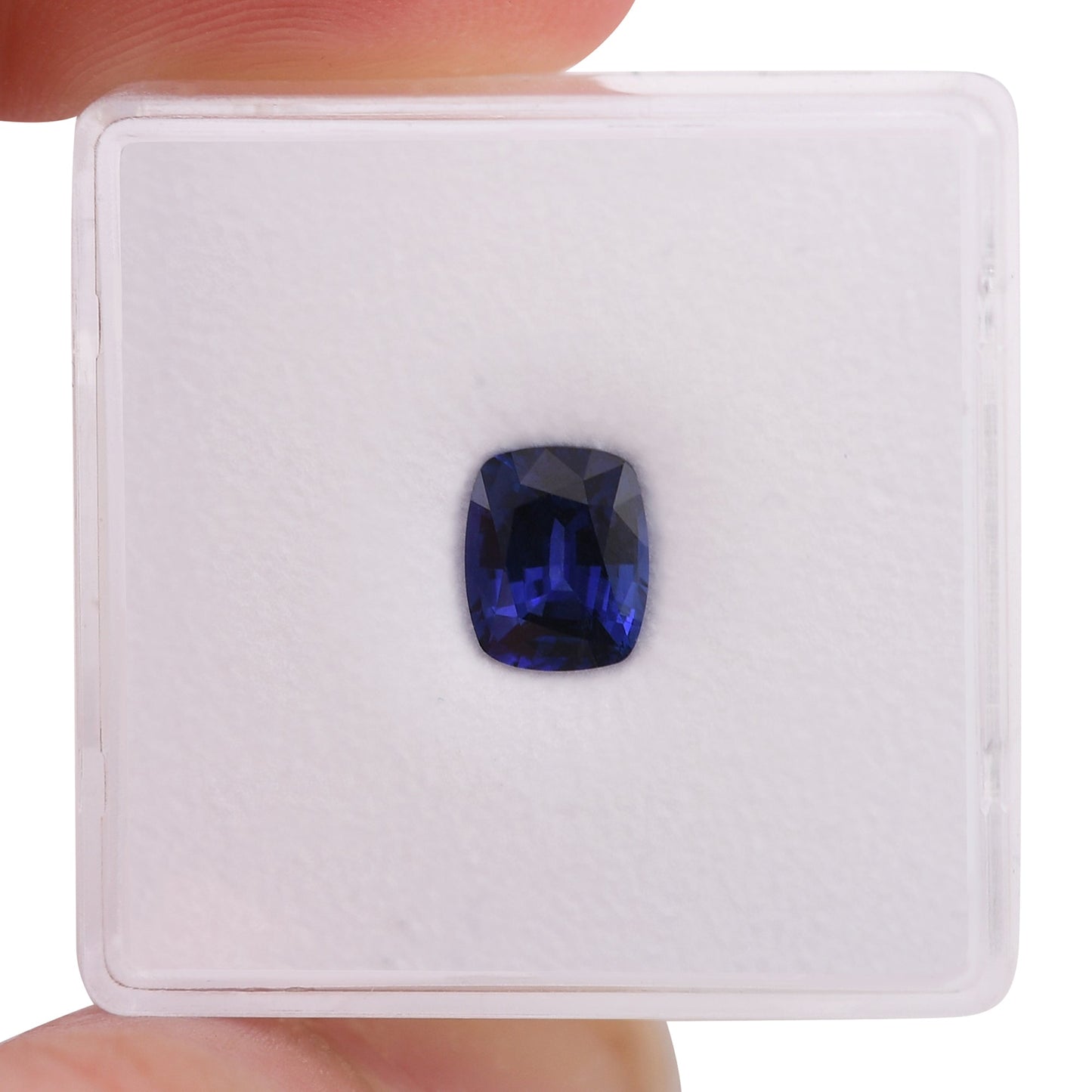 1,31 Karat blauer Kissen-Saphir aus Sri Lanka