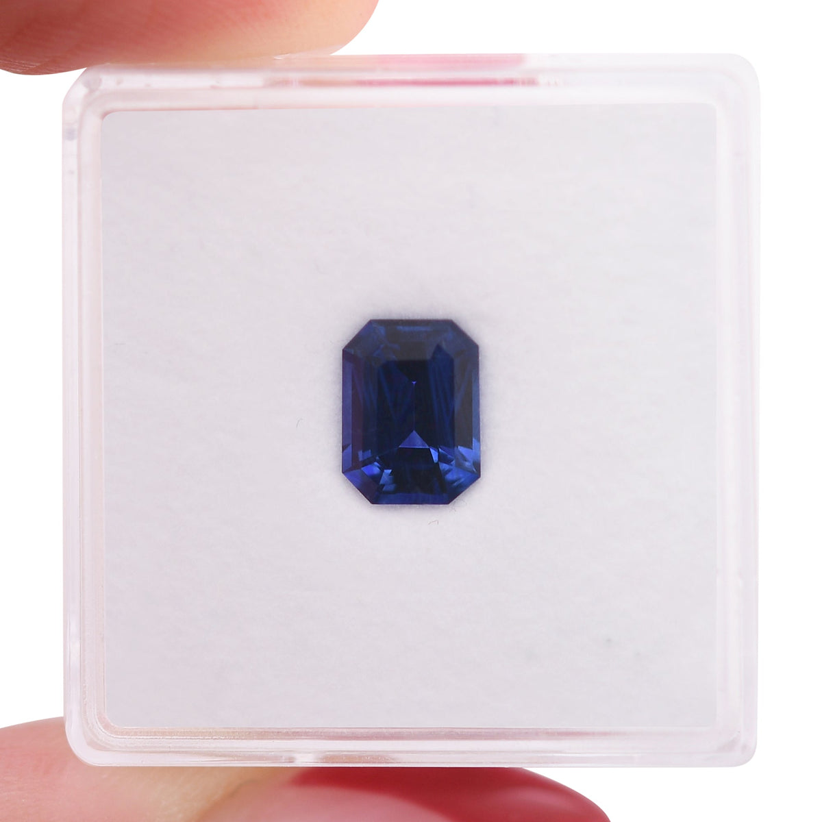Smaragd-Saphir | 1,32 ct | Blau | Ref. 711494