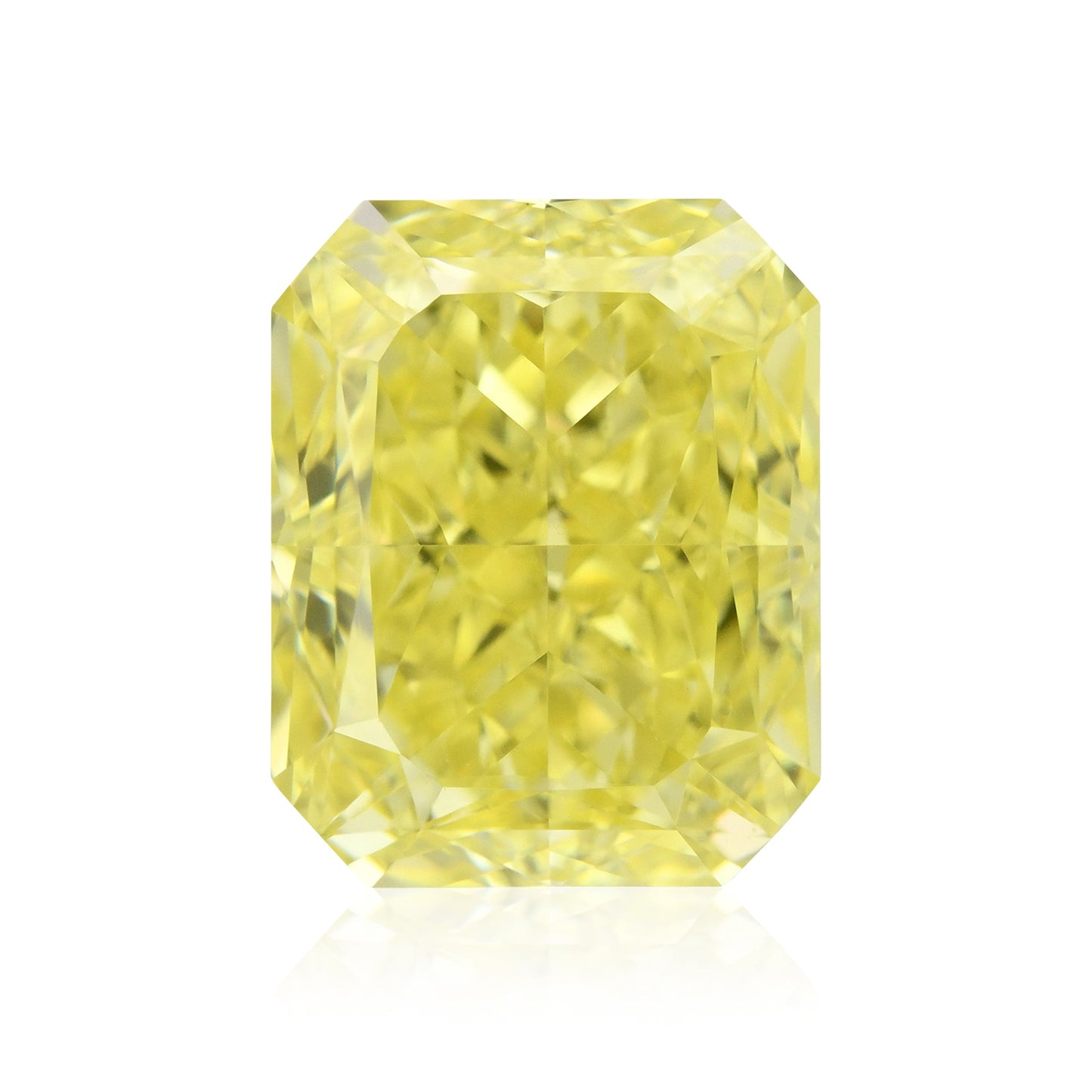 1.35 Carat Fancy Intense Yellow Radiant Diamond VVS1 GIA
