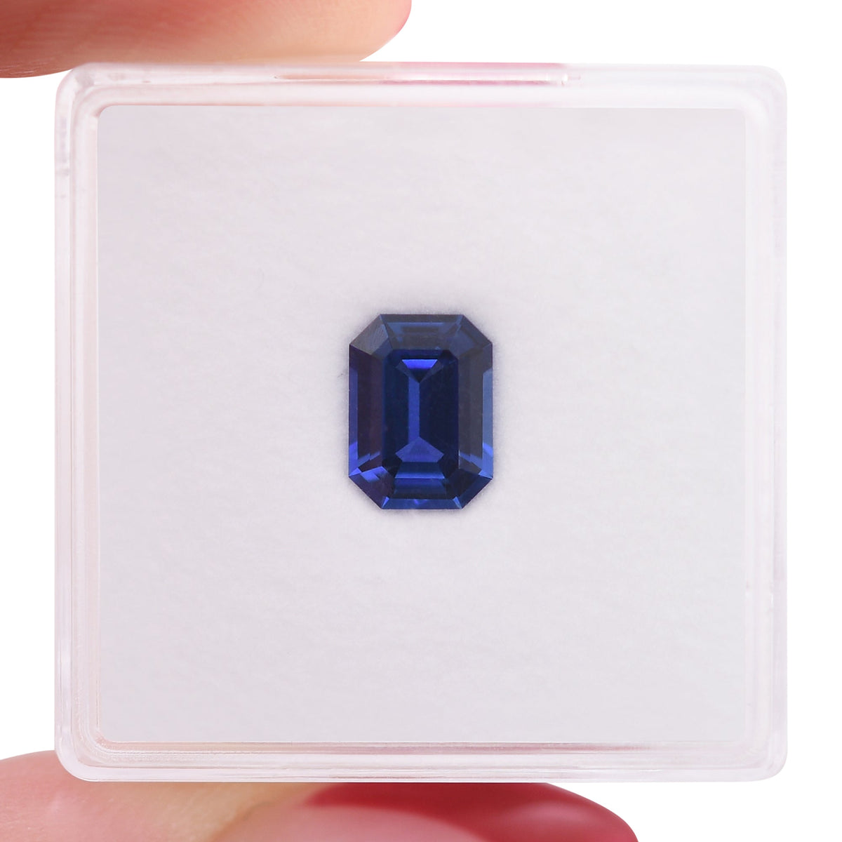 Smaragd-Saphir | 1,38 ct | Blau | Ref. 711495