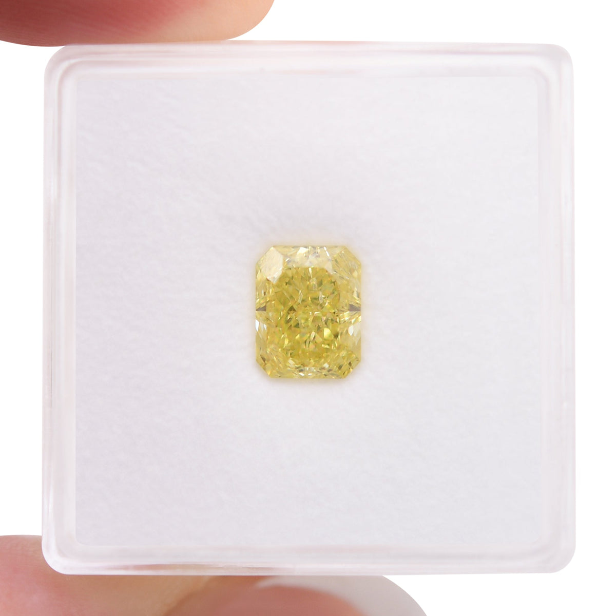 Strahlender Diamant | 1,39 ct | Intensiv gelb | VS2 | GIA | Ref. 714456