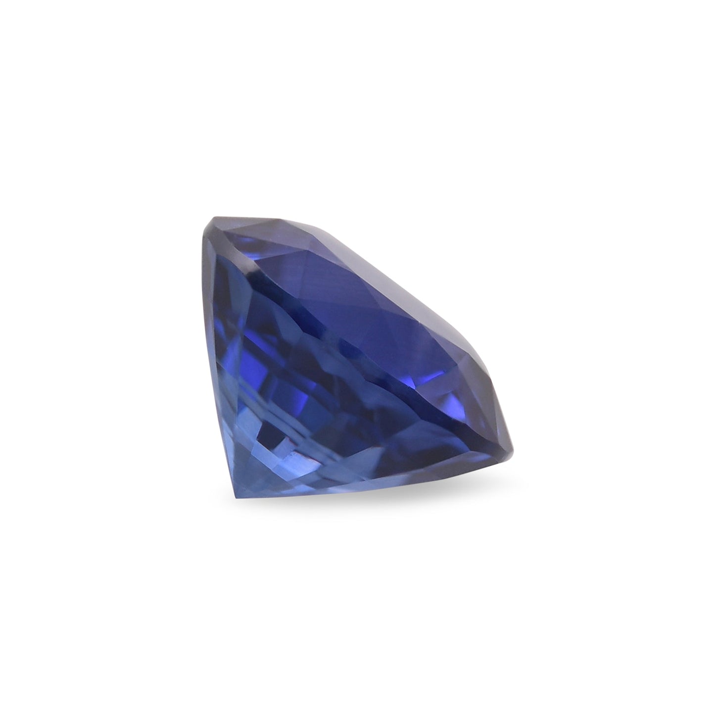 1,39 Karat blauer runder Saphir aus Sri Lanka