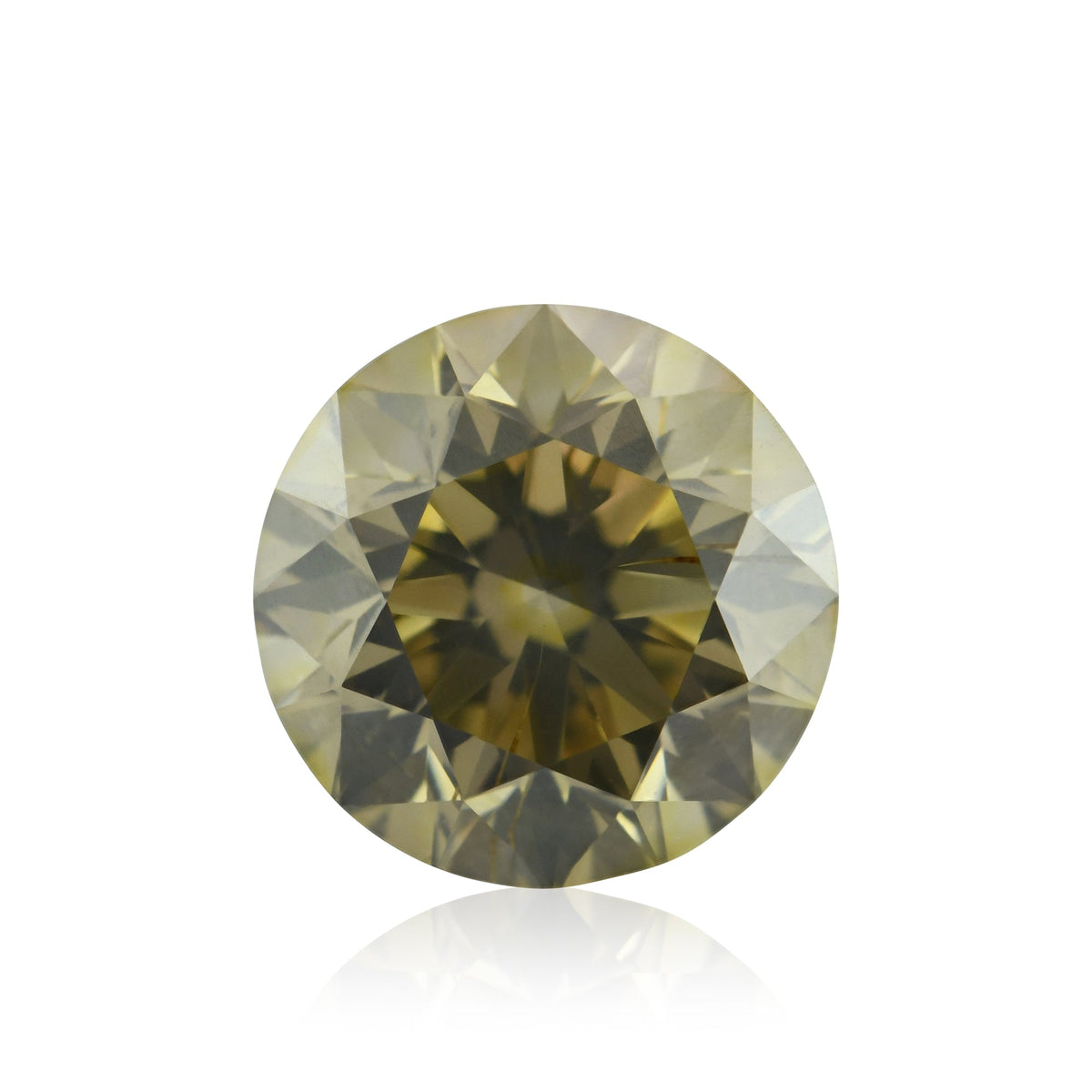 Runder Diamant | 1,4 ct | Fancy Brown Greenish Yellow | SI2 | GIA | Ref 721734