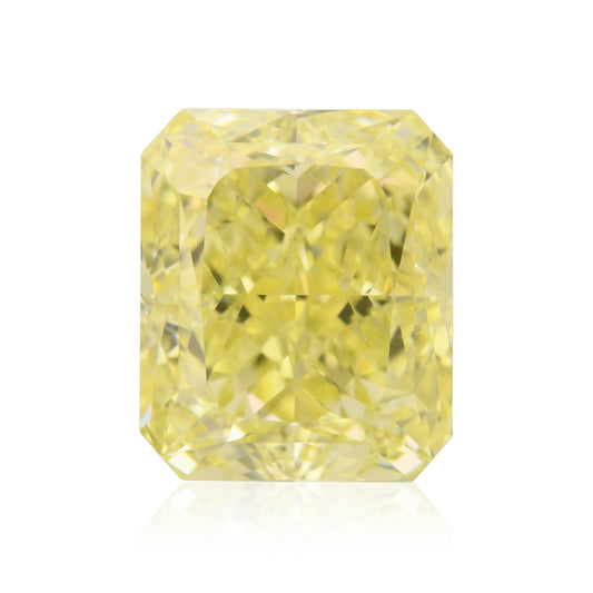 1,41 Karat Fancy Yellow Radiant VVS1 GIA