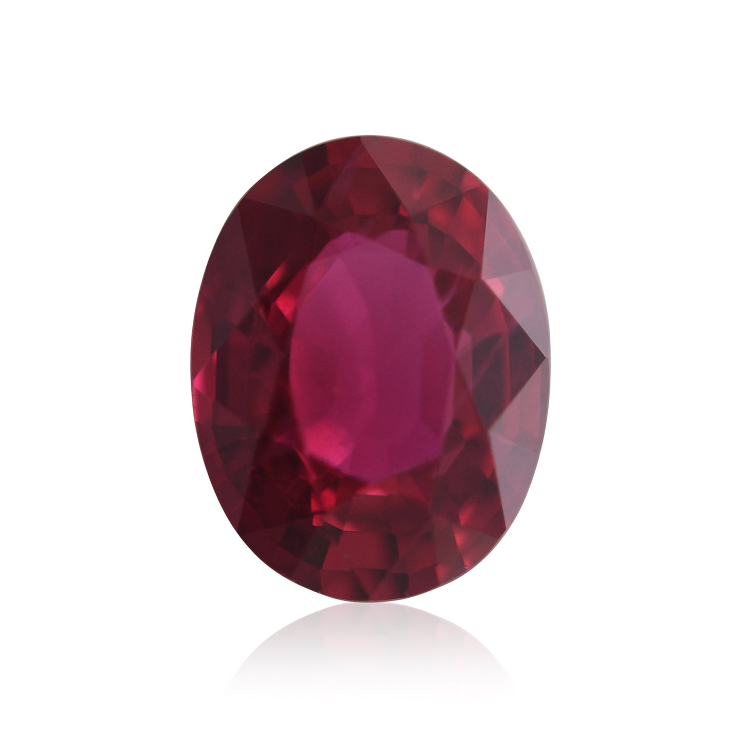 1,42 Karat roter ovaler Rubin aus Mosambik