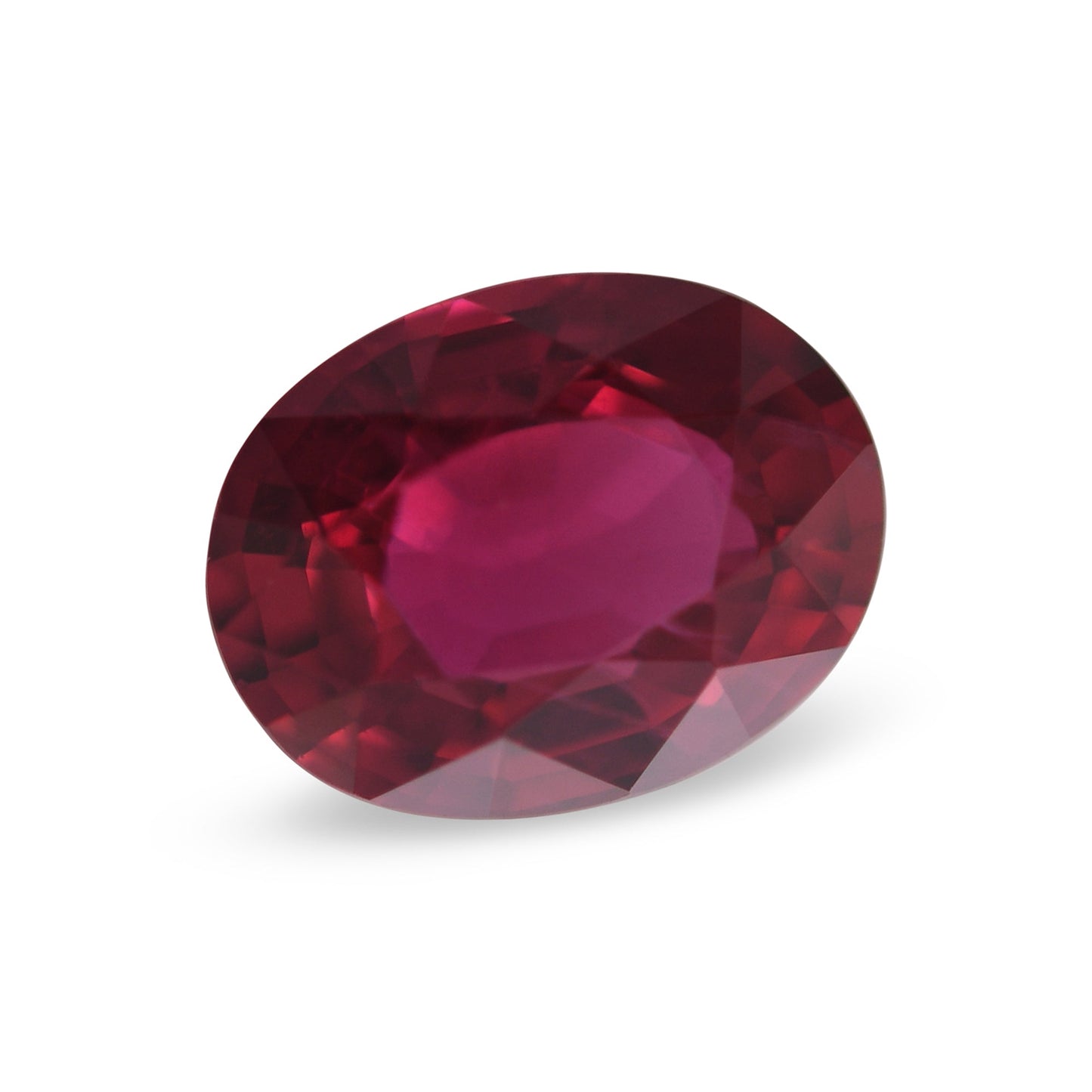 1,42 Karat roter ovaler Rubin aus Mosambik