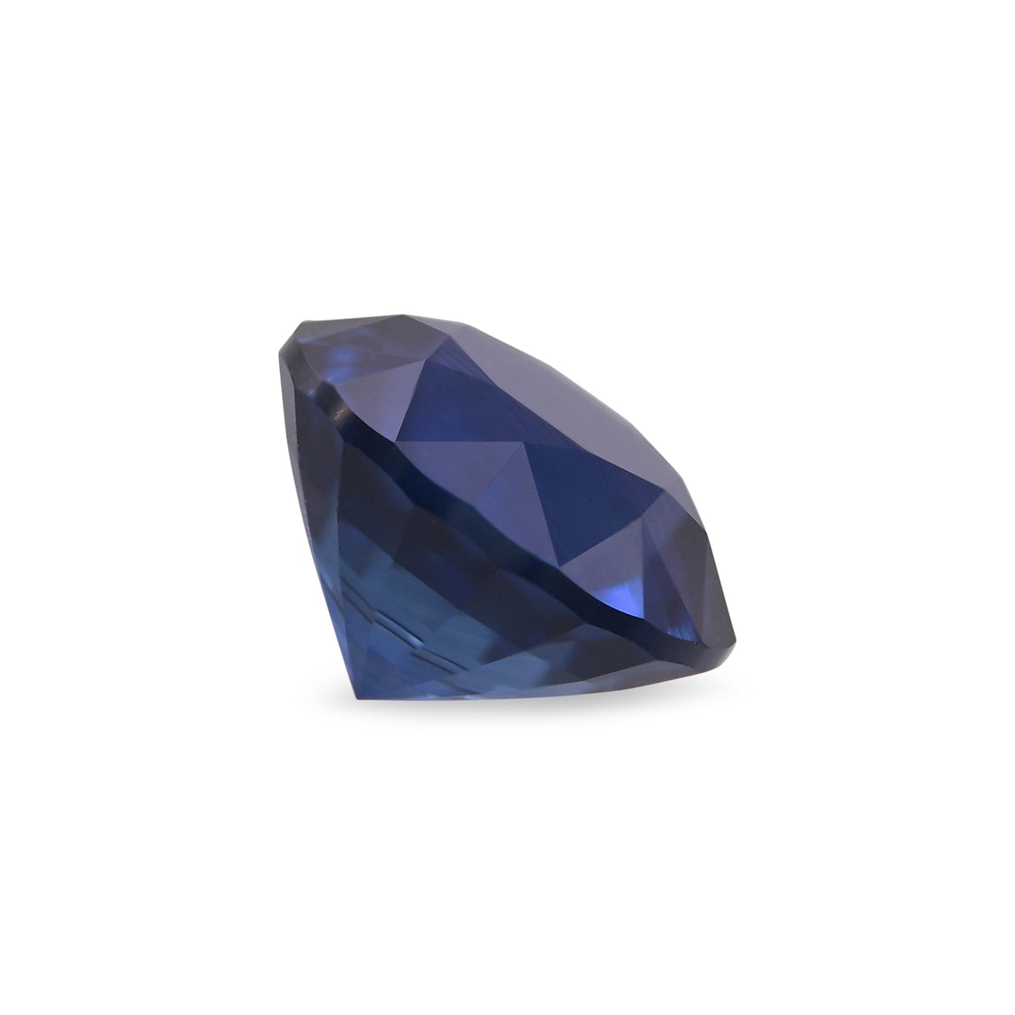 1,42 Karat blauer runder Saphir aus Sri Lanka