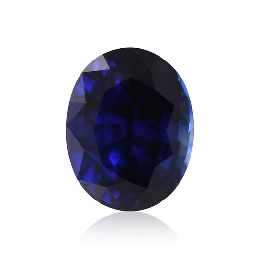 1,42 Karat blauer ovaler Saphir aus Sri Lanka