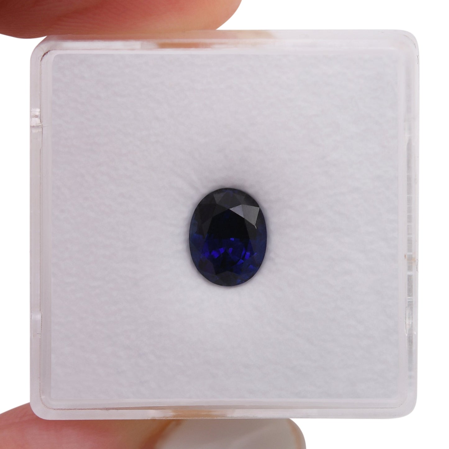 1,42 Karat blauer ovaler Saphir aus Sri Lanka