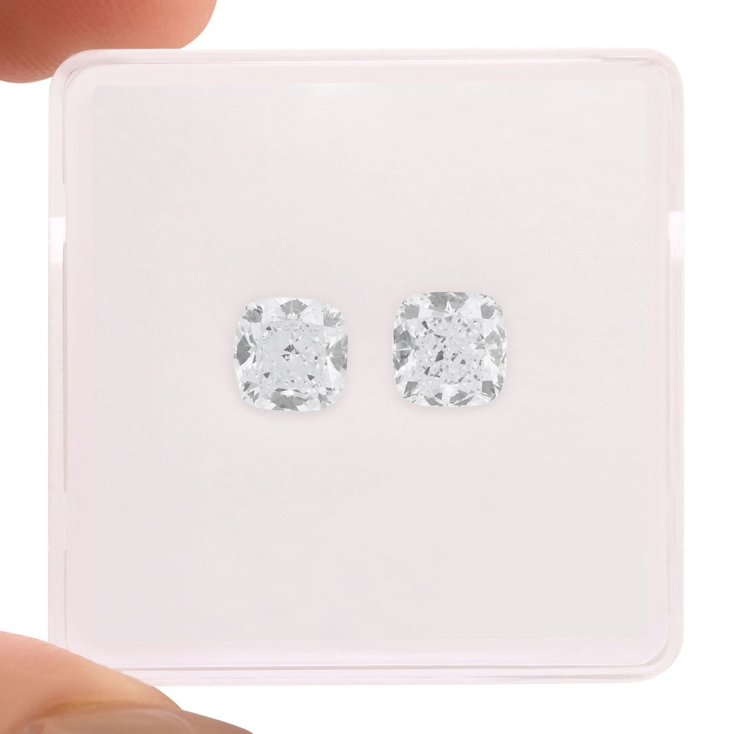 1.44 Carat F Cushion Diamonds VVS2 GIA