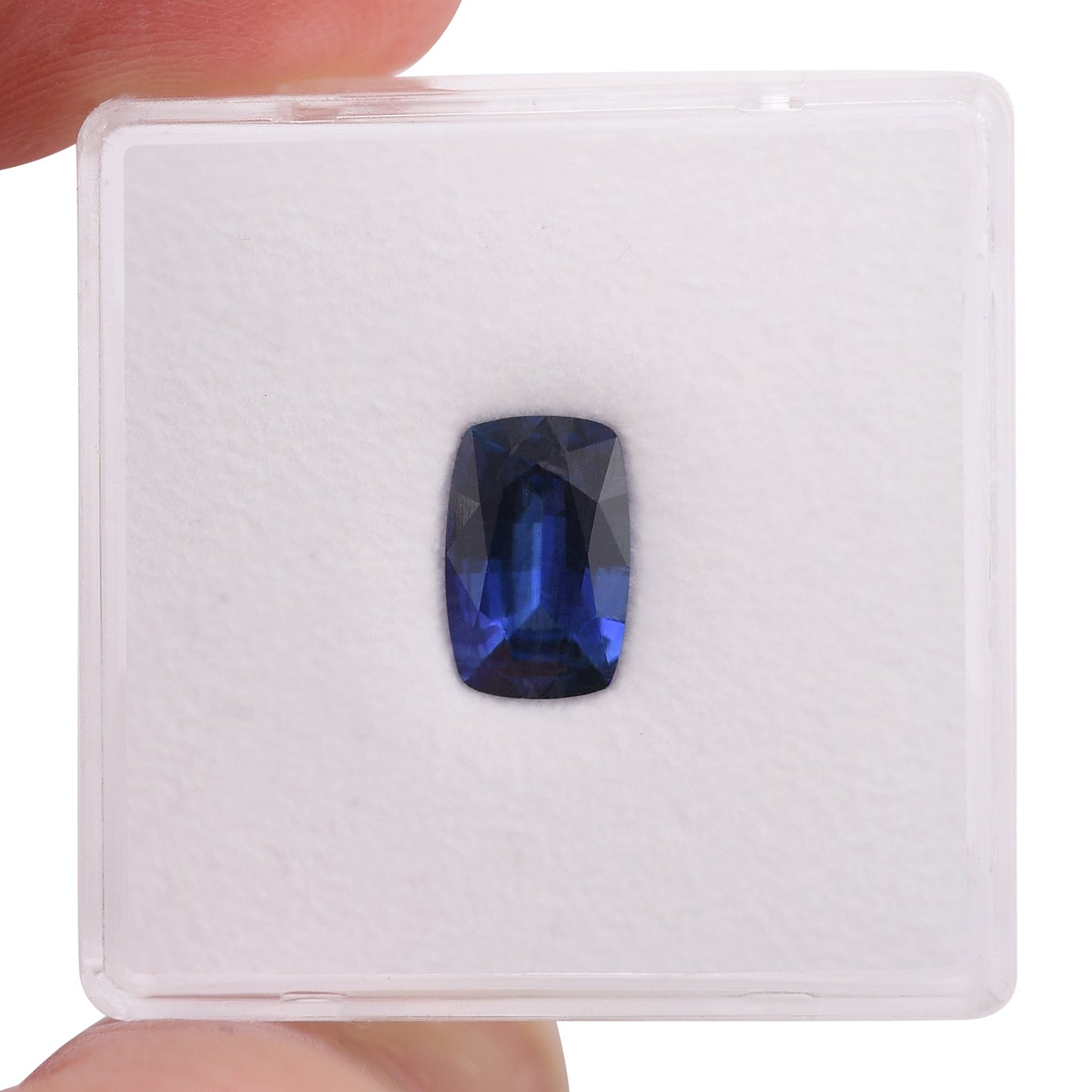 1,44 Karat blauer Kissen-Saphir aus Sri Lanka