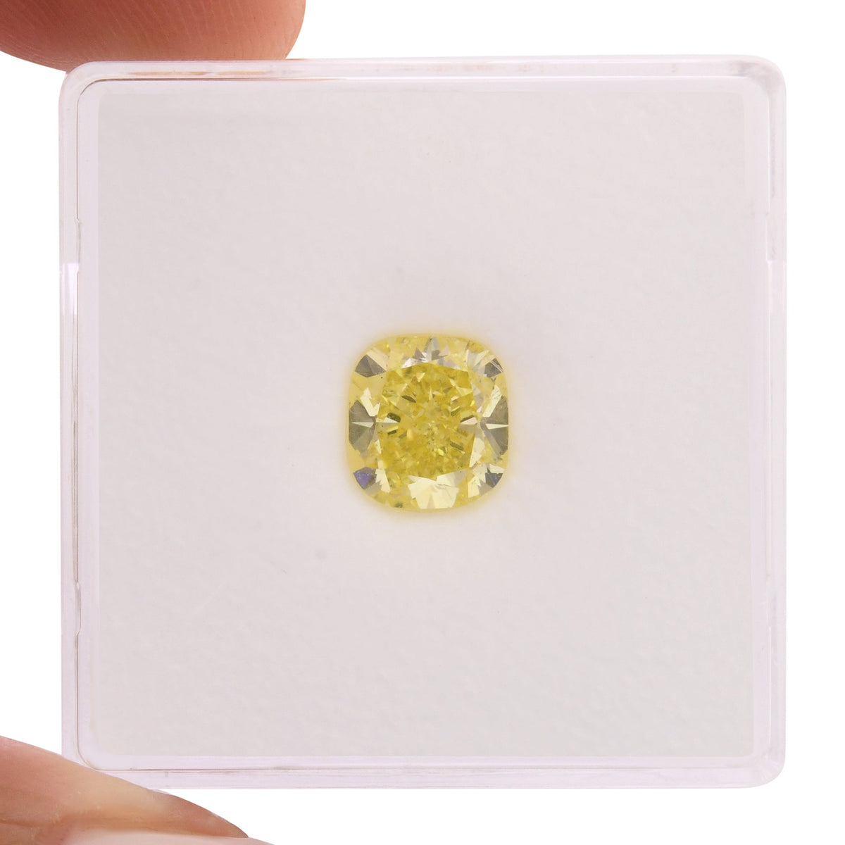 Kissenförmiger Diamant | 1,46 ct | Intensiv gelb | SI2 | GIA | Ref. 716589