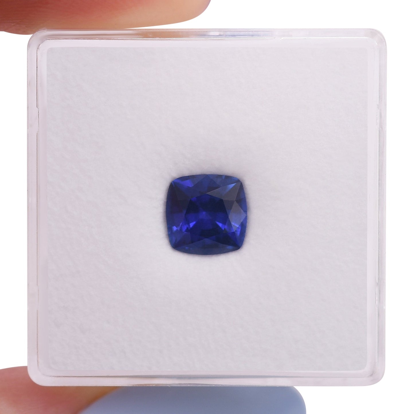 1,47 Karat blauer Kissen-Saphir aus Sri Lanka