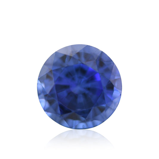 1,47 Karat blauer runder Saphir aus Sri Lanka