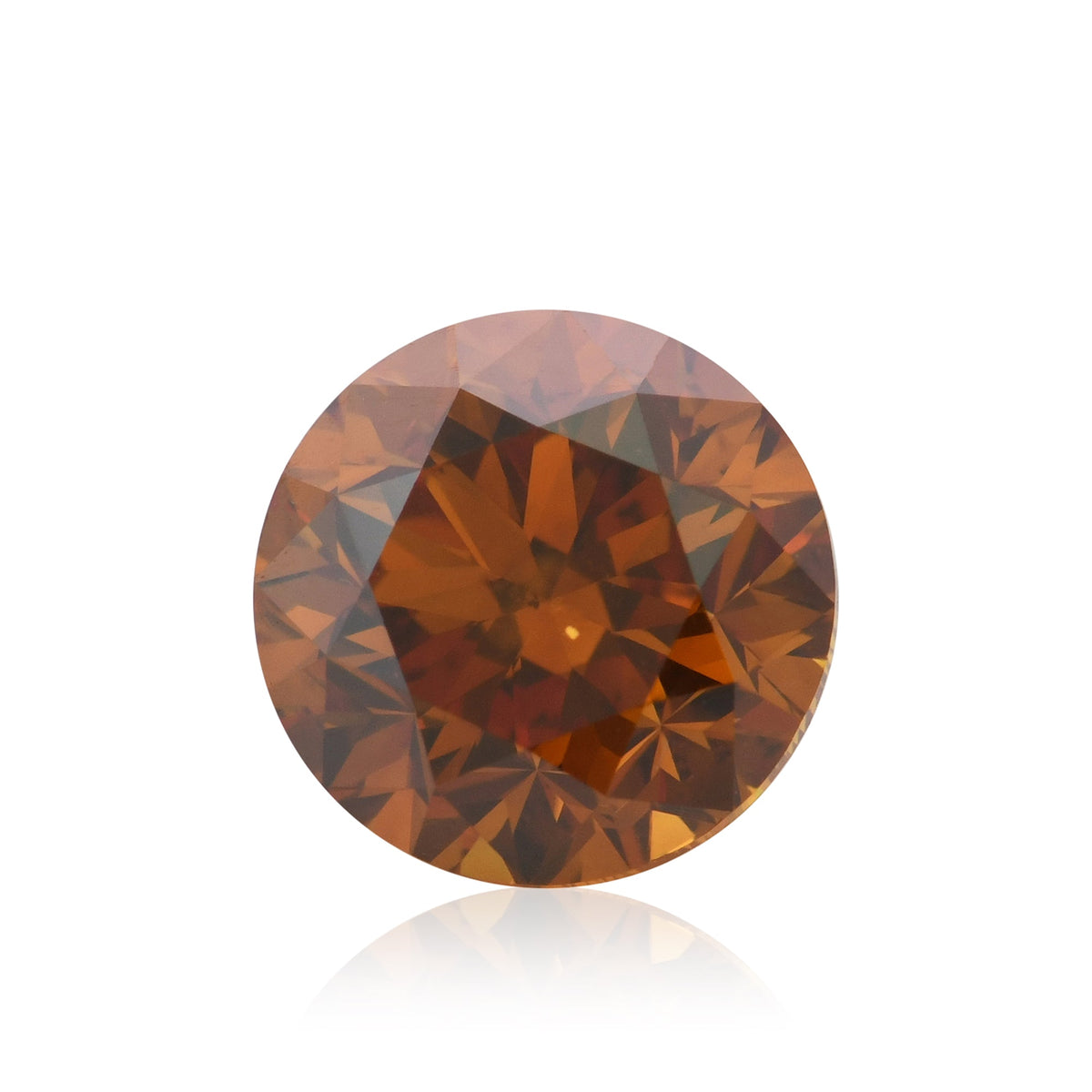 Round Diamond | 1.48 ct | Fancy Deep Brownish Yellowish Orange | I1 | GIA | Ref 719742