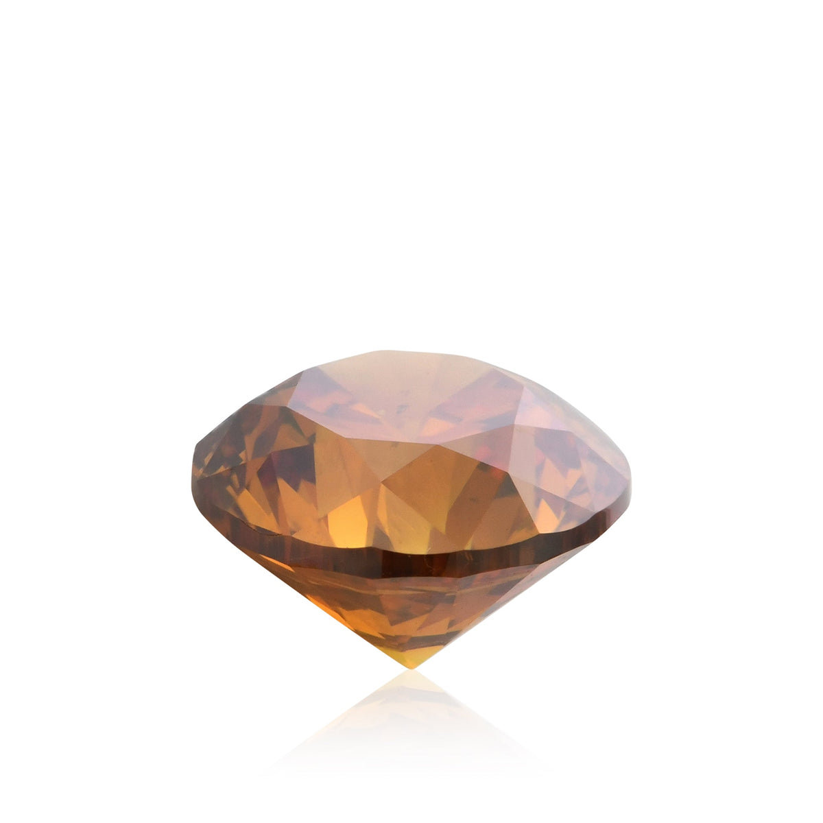 Round Diamond | 1.48 ct | Fancy Deep Brownish Yellowish Orange | I1 | GIA | Ref 719742