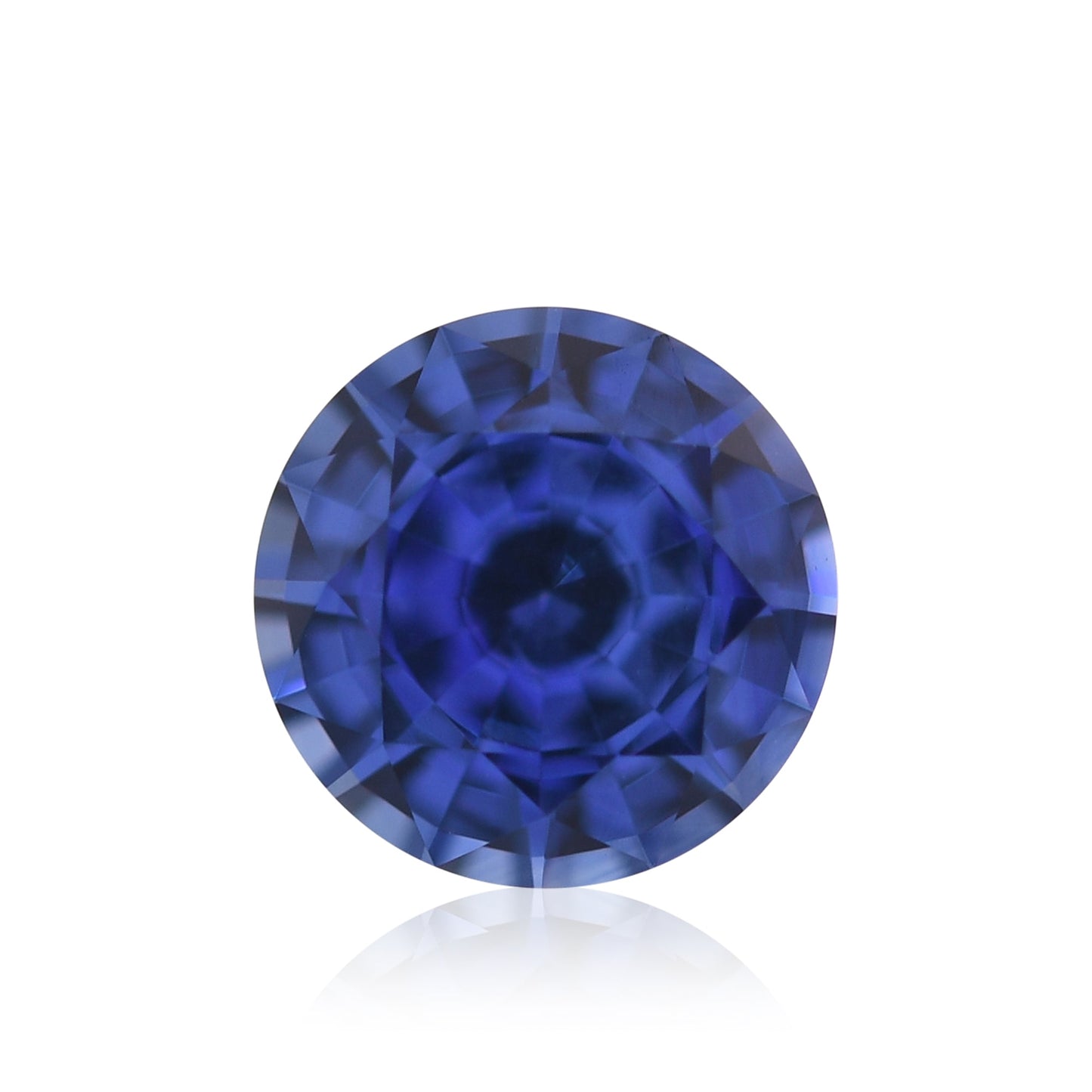 1,48 Karat blauer runder Saphir aus Sri Lanka