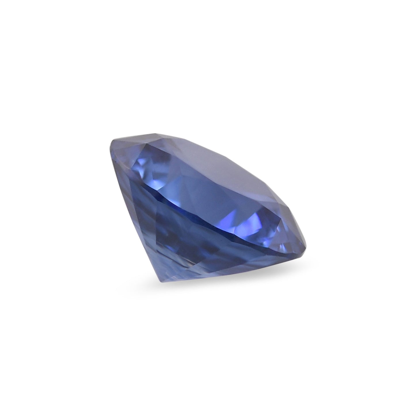 1,48 Karat blauer runder Saphir aus Sri Lanka