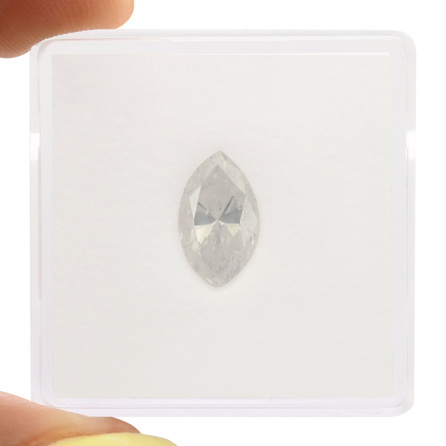 1,49 Karat Fancy White Marquise Diamant (I1) GIA