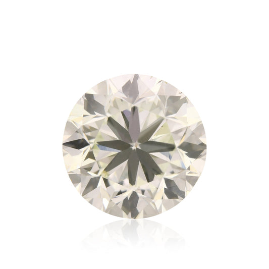1.50 Carat Very Light Green Round Diamond SI1 GIA