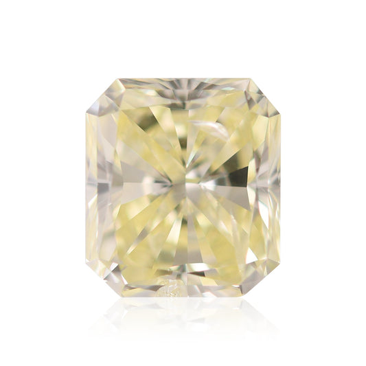 1,51 Karat Fancy Light Yellow Radiant Diamant I1 GIA