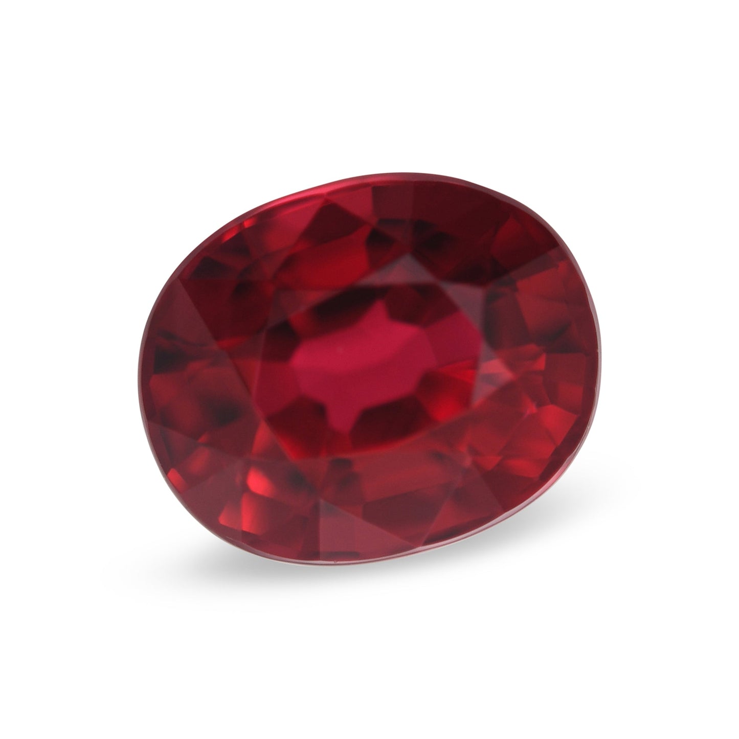 1,51 Karat roter ovaler Rubin aus Mosambik