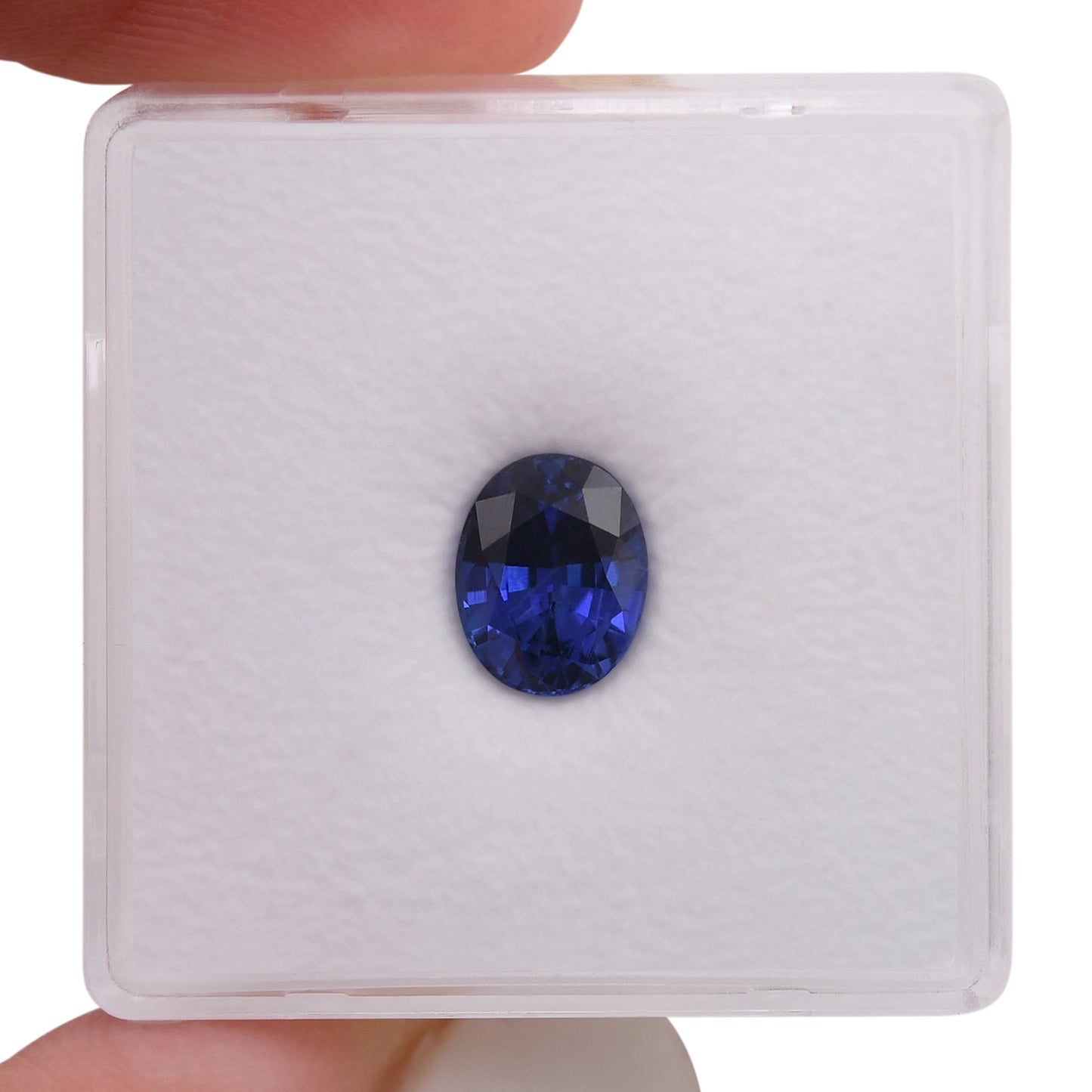 1,51 Karat blauer ovaler Saphir aus Sri Lanka
