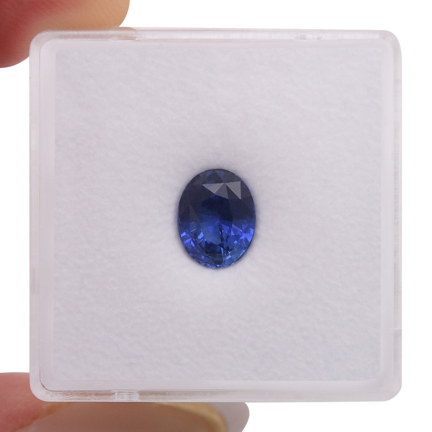 1,51 Karat blauer ovaler Saphir aus Sri Lanka