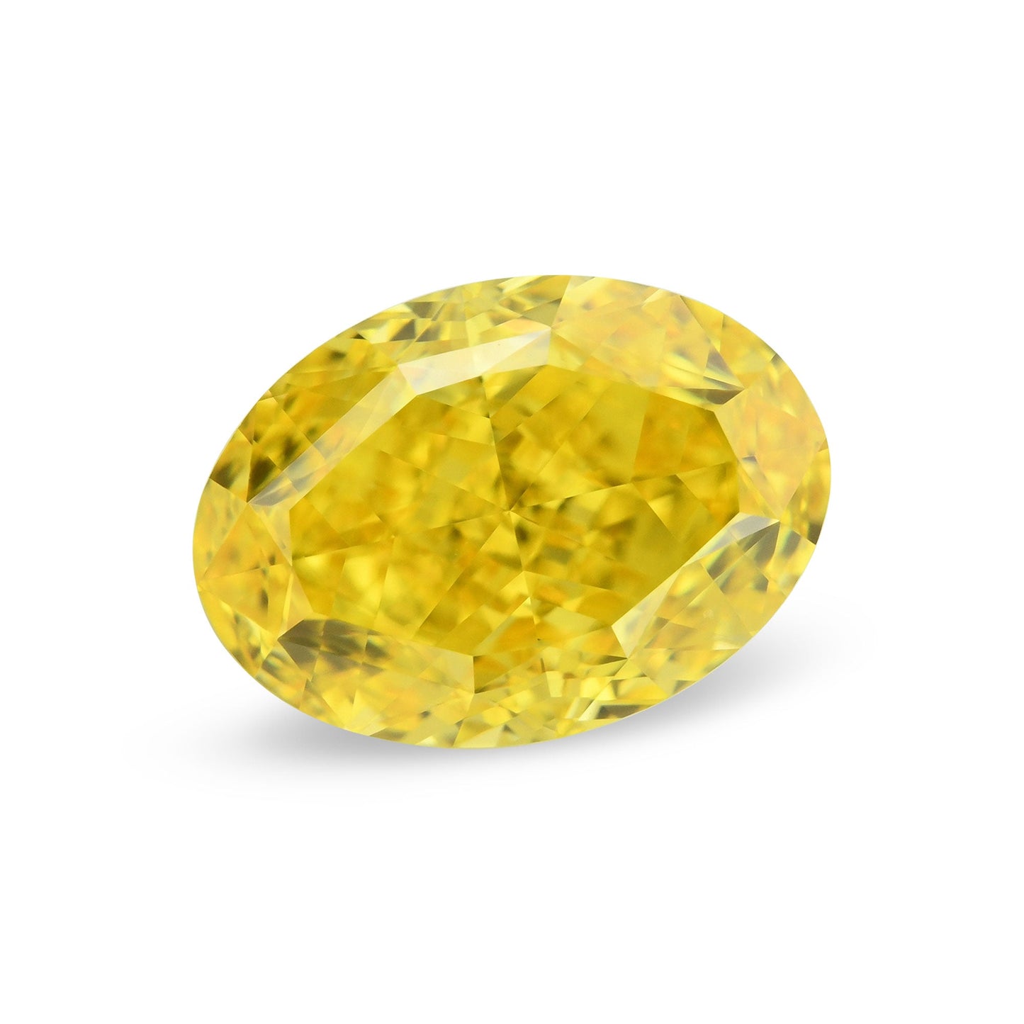 1,52 Karat Fancy Vivid Orange Yellow Ovaler Diamant VVS2 GIA