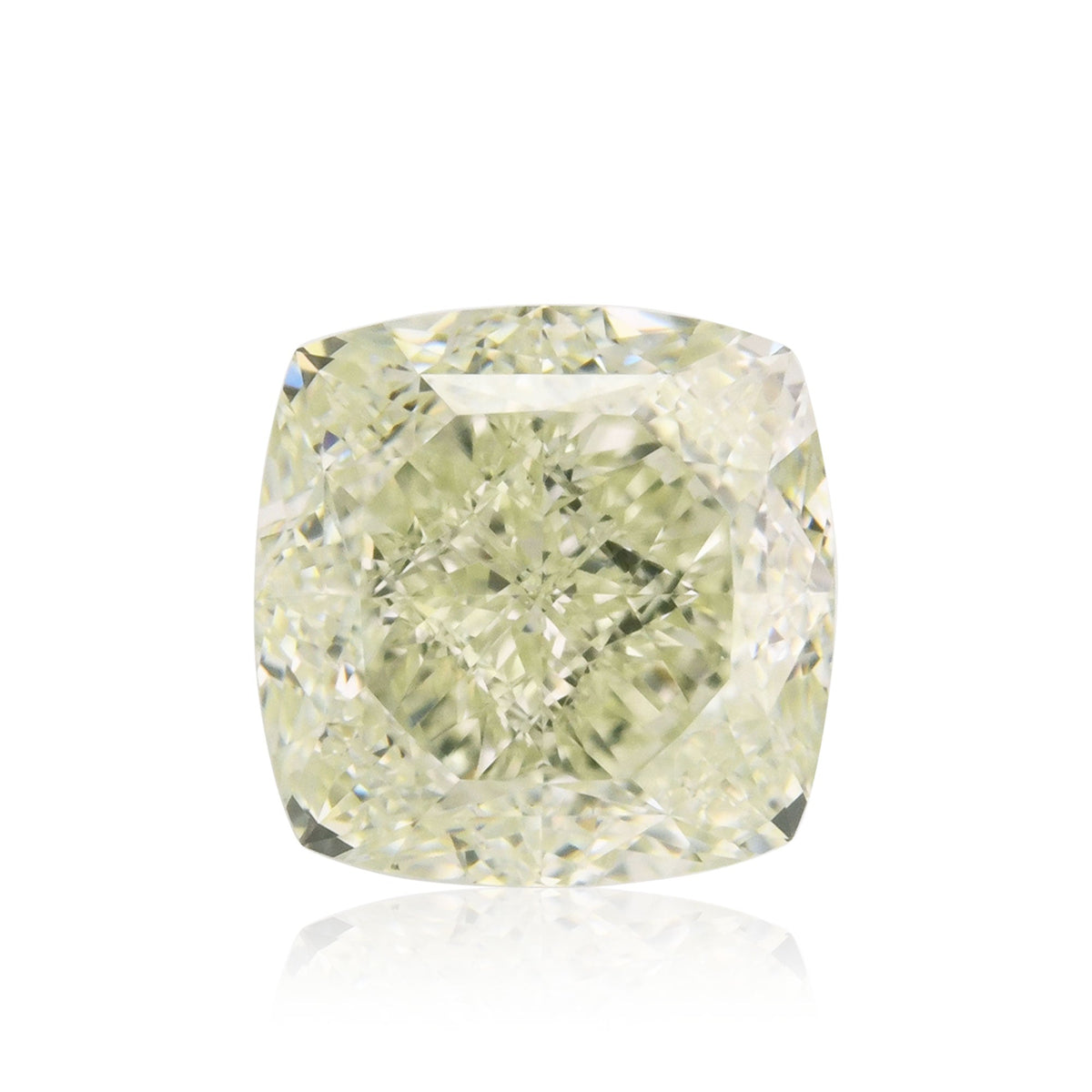 Kissenförmiger Diamant | 1,52 ct | Gelbgrün | Reinheitsgrad: VS2 | GIA | Ref. 714849
