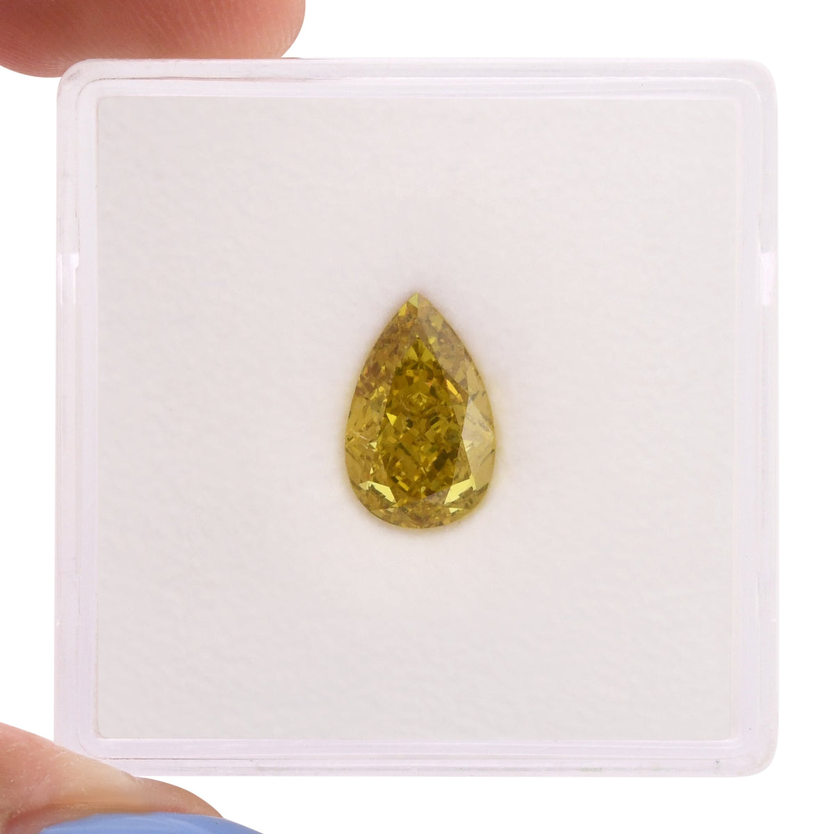 Birnenförmiger Diamant | 1,52 ct | Dunkelbraungelb | VS1 | GIA | Ref. 715534