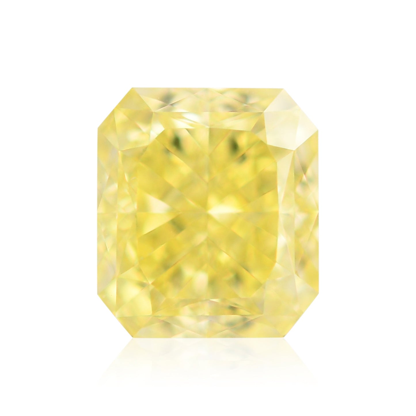 1.52 Carat Fancy Intense Yellow Radiant Diamond VVS1 GIA