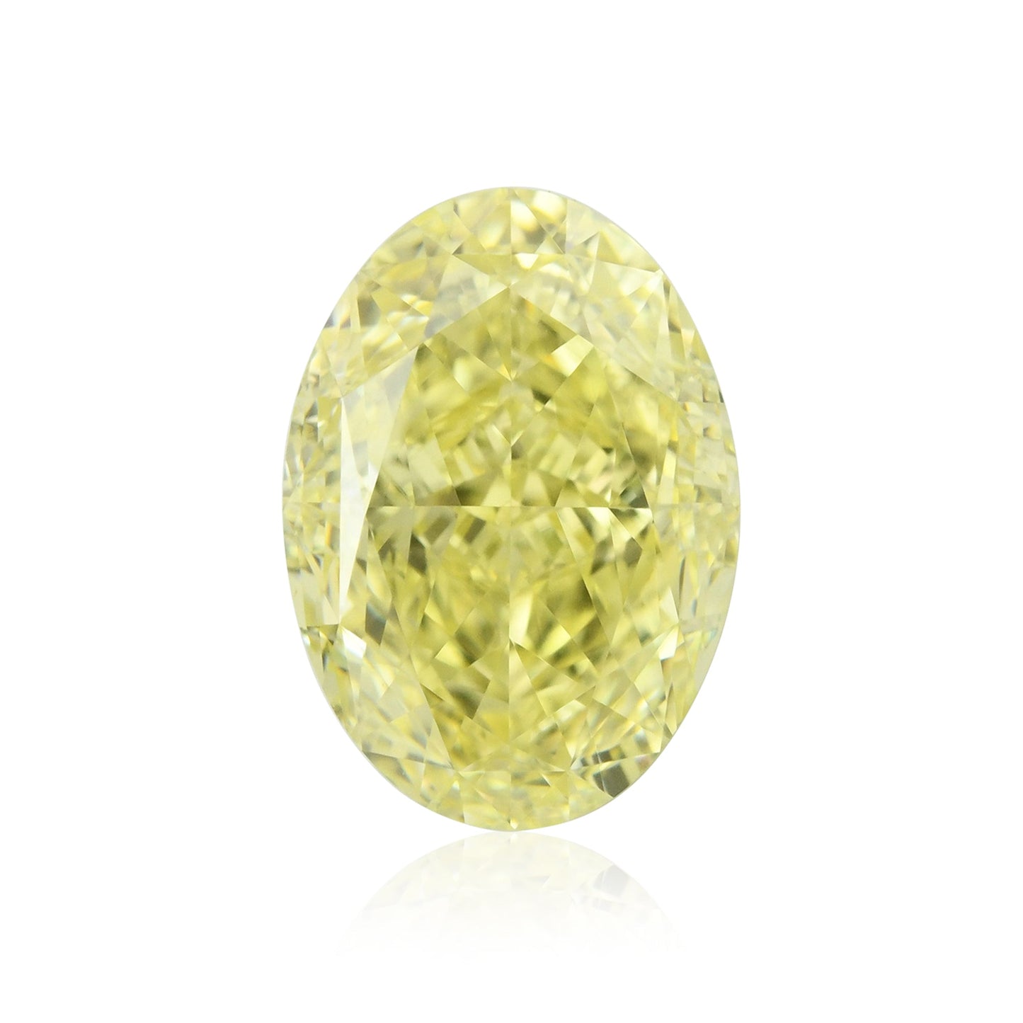 1,52 Karat Fancy Yellow Oval Diamond VS1 GIA