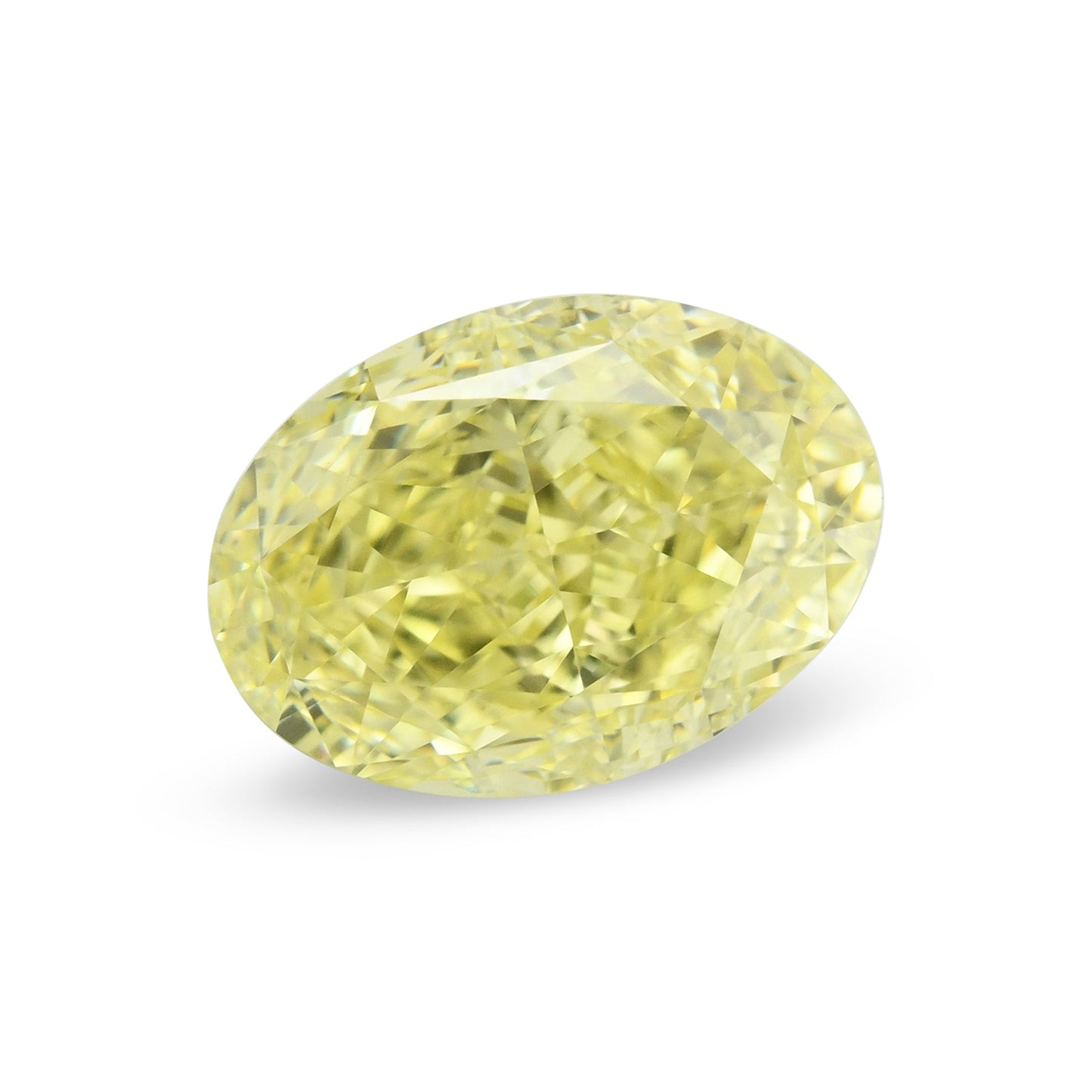 1,52 Karat Fancy Yellow Oval Diamond VS1 GIA