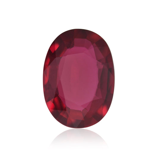 1.52 Carat Red MOZAMBIQUE Oval Ruby