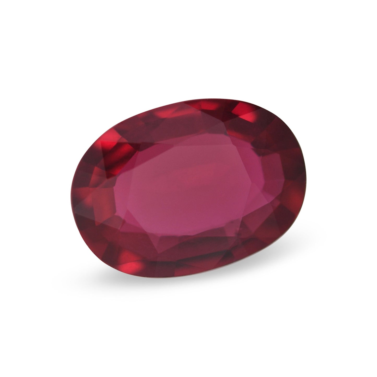 1,52 Karat roter ovaler Rubin aus Mosambik