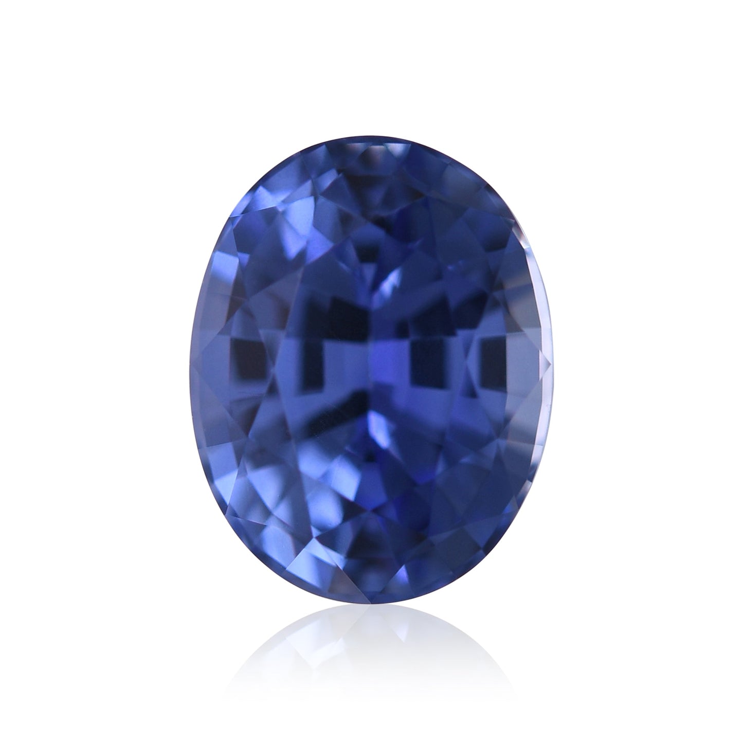 1,53 Karat blauer ovaler Saphir aus Sri Lanka