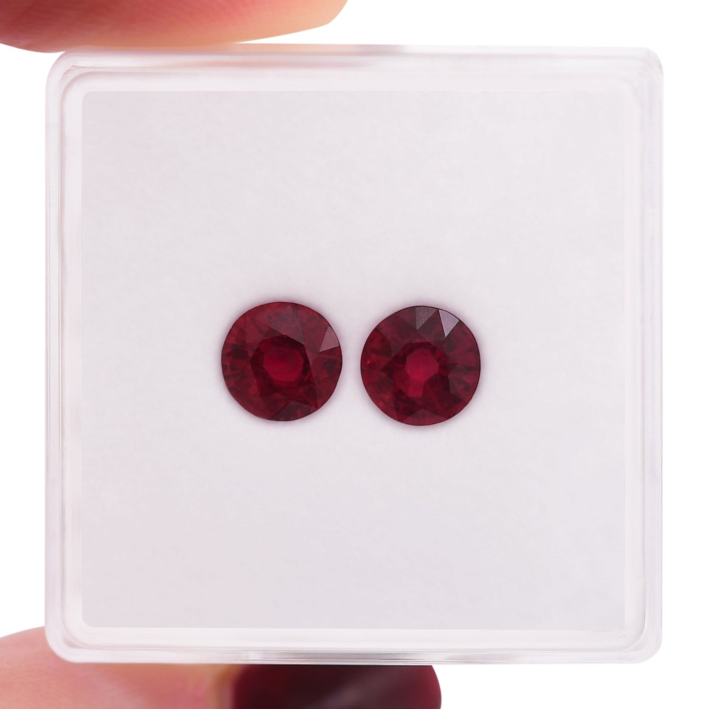 1.54 Carat Red MOZAMBIQUE Round Ruby