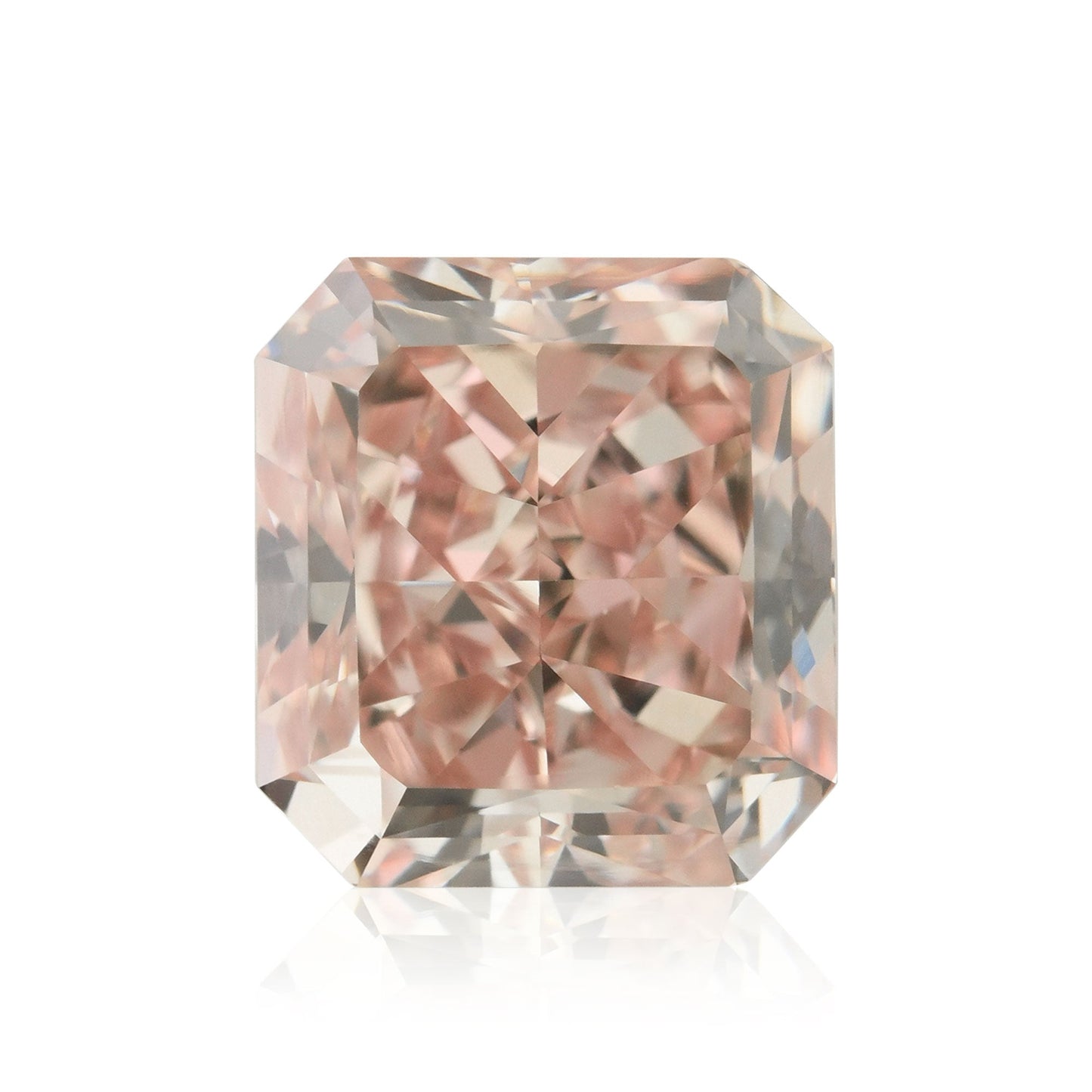 1,55 Karat Fancy Brown Pink Radiant Diamant VS1 GIA
