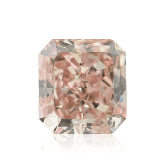 1.55 Carat Fancy Brown Pink Radiant Diamond VS1 GIA