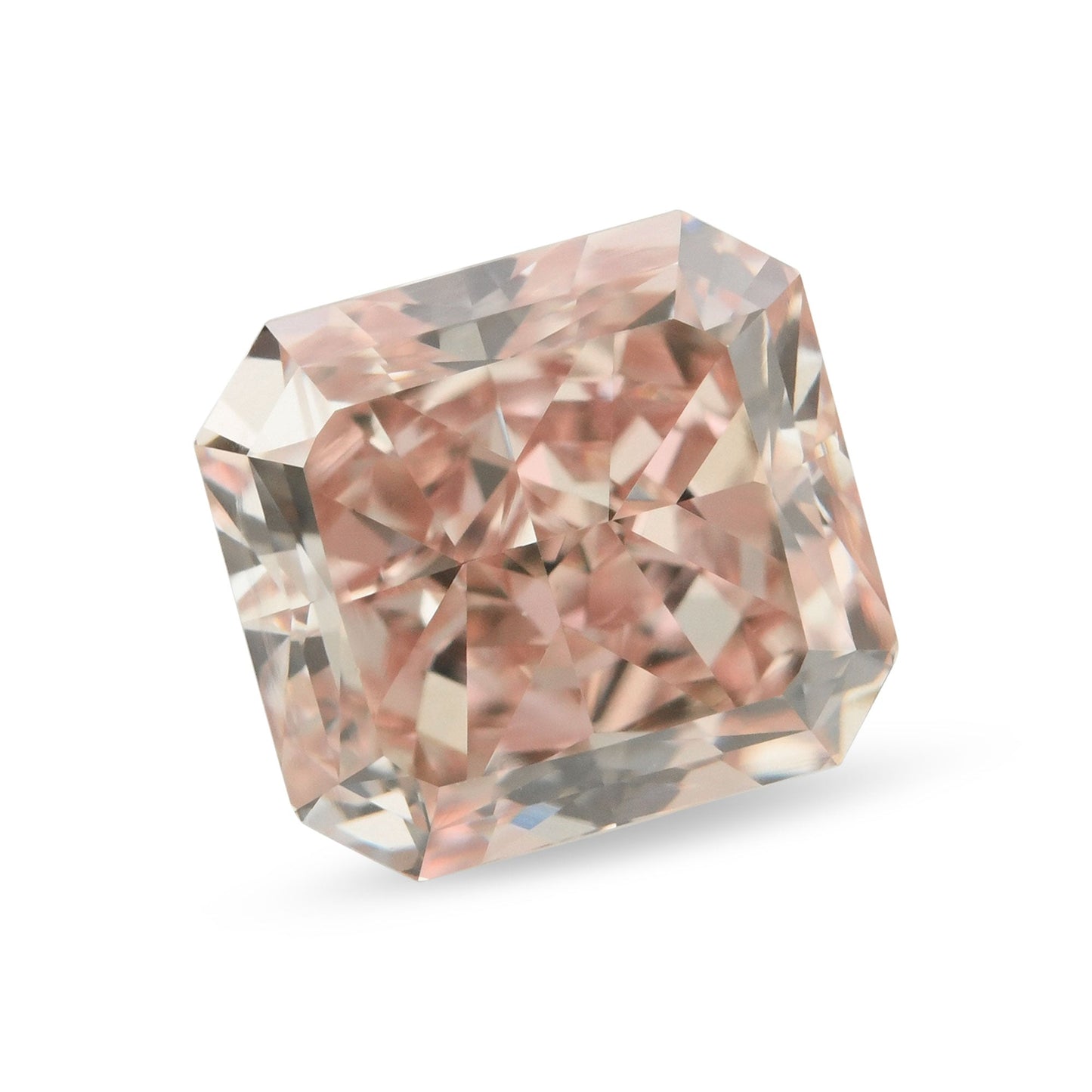 1,55 Karat Fancy Brown Pink Radiant Diamant VS1 GIA