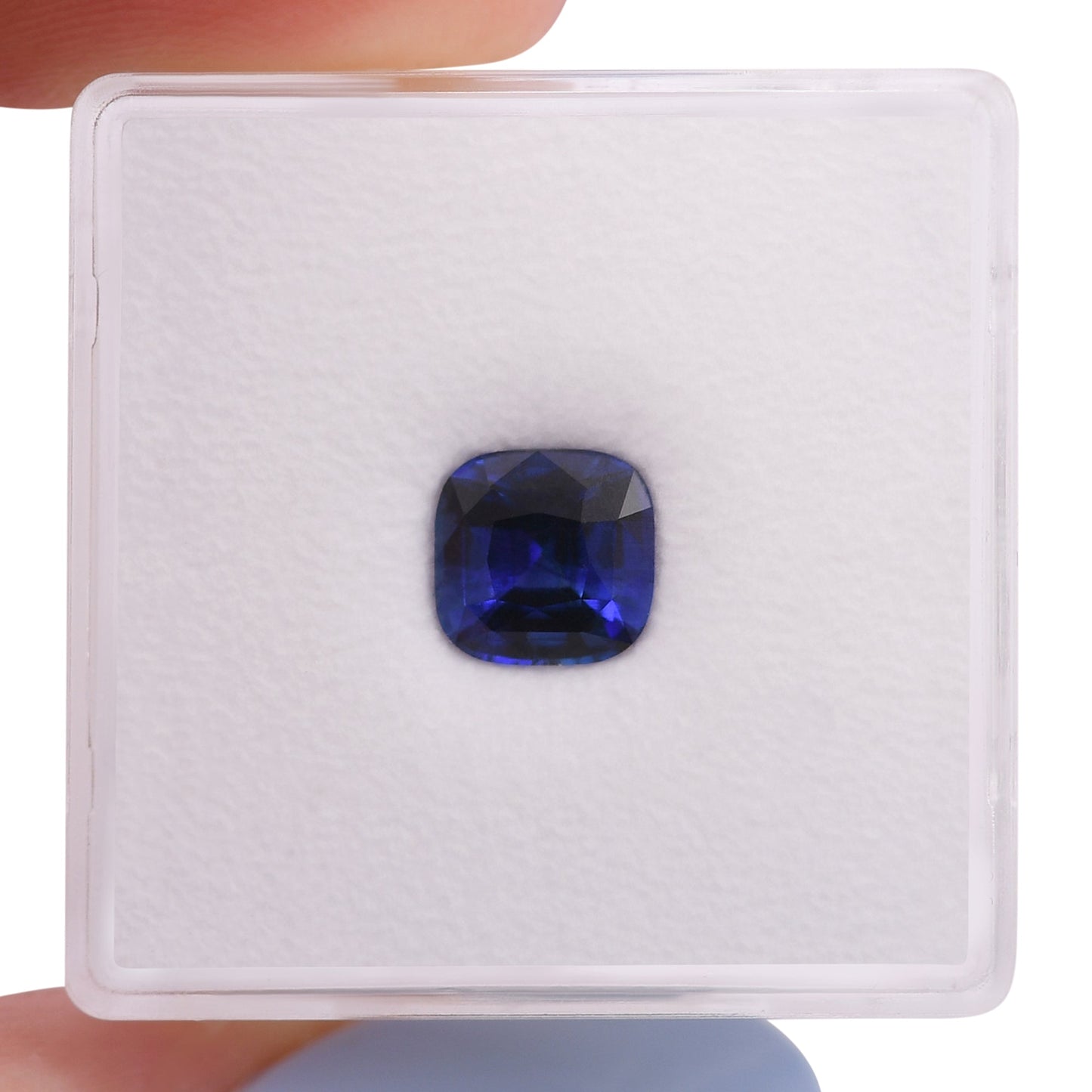 1,59 Karat blauer Kissen-Saphir aus Sri Lanka