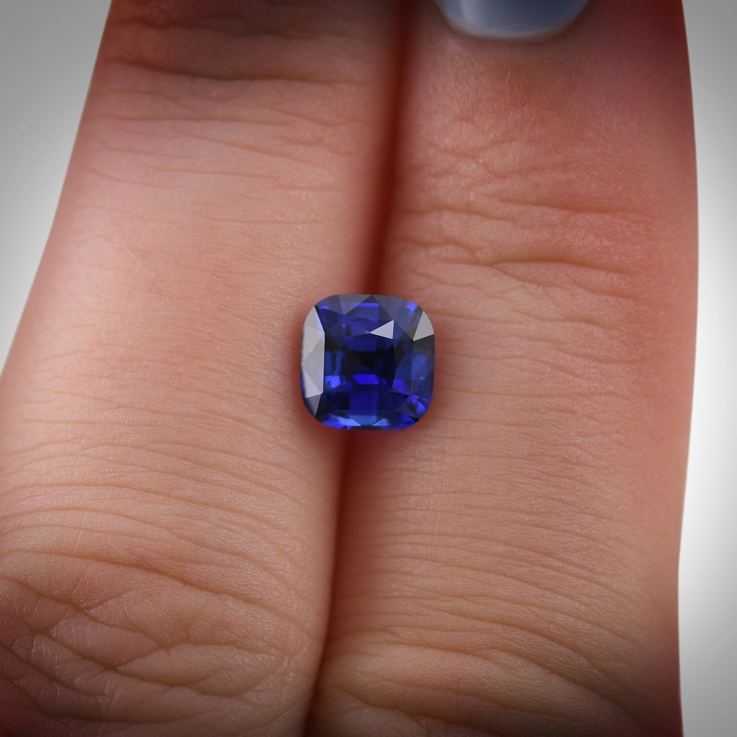 1,59 Karat blauer Kissen-Saphir aus Sri Lanka
